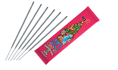  Бенгальские свечи 6 шт 170 мм в пакете  в Барнауле